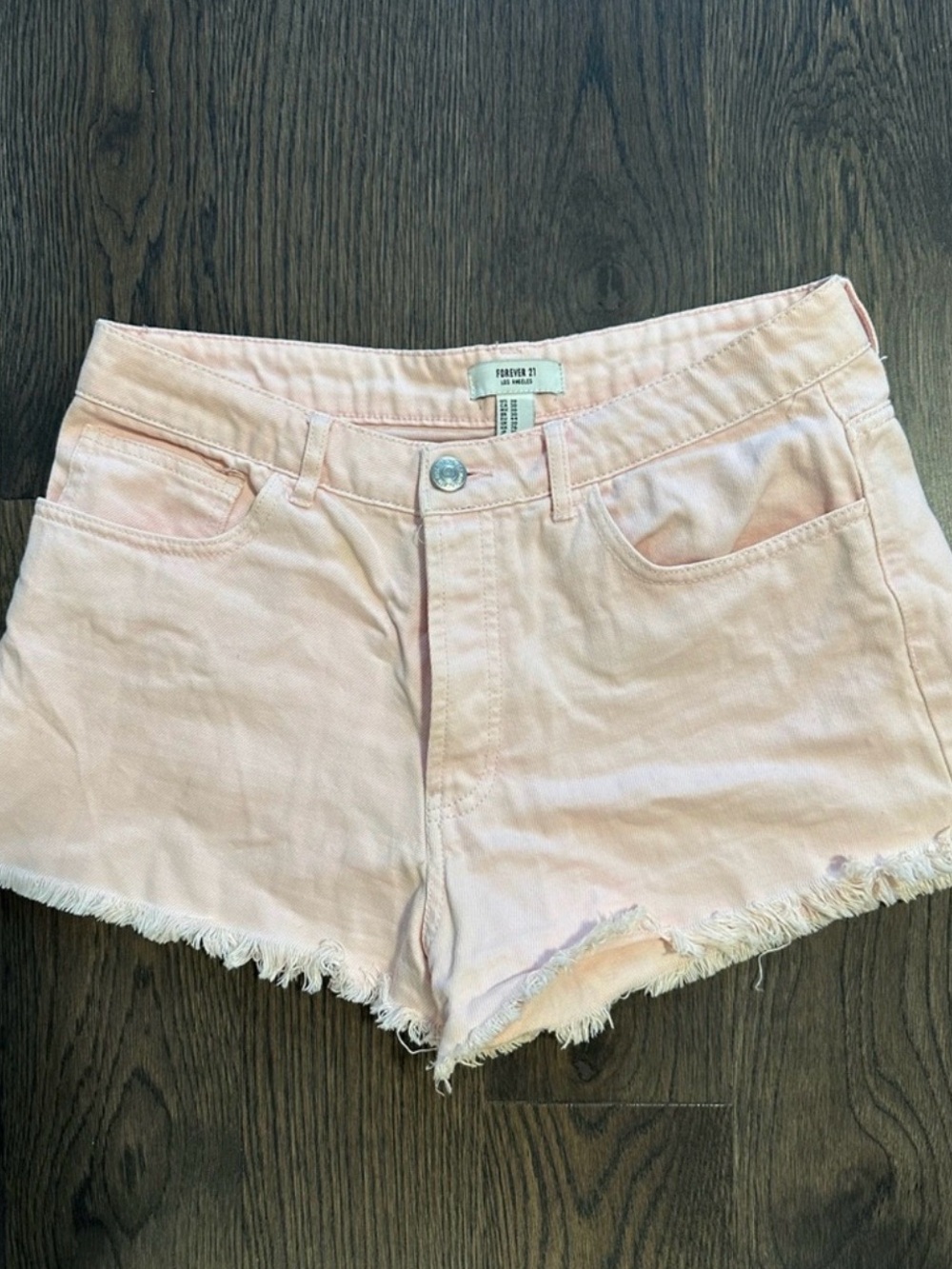 Forever 21 Pink Denim Shorts
